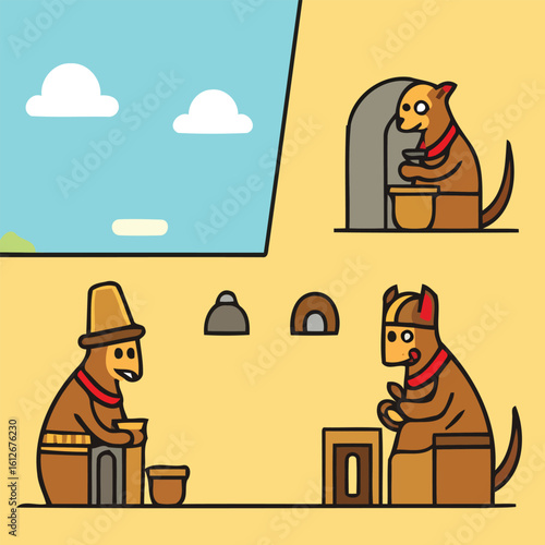Humans built early cities.eps
