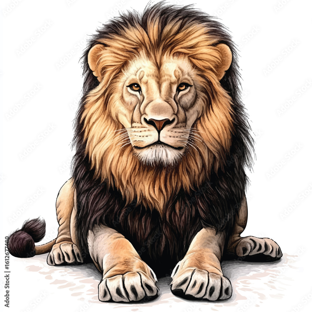 Fototapeta premium a lion