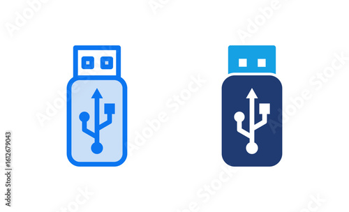Usb icon vector illustration. Flash disk sign and symbol. flash drive sign.