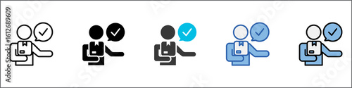 Recommendation Icon Pack Multistyle Illustration