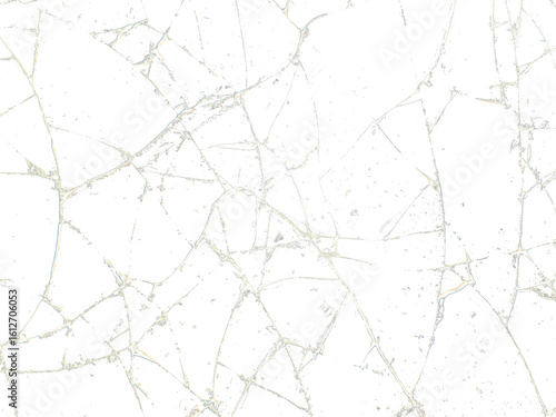Canvas Print abstract transparent background of cracked glass
