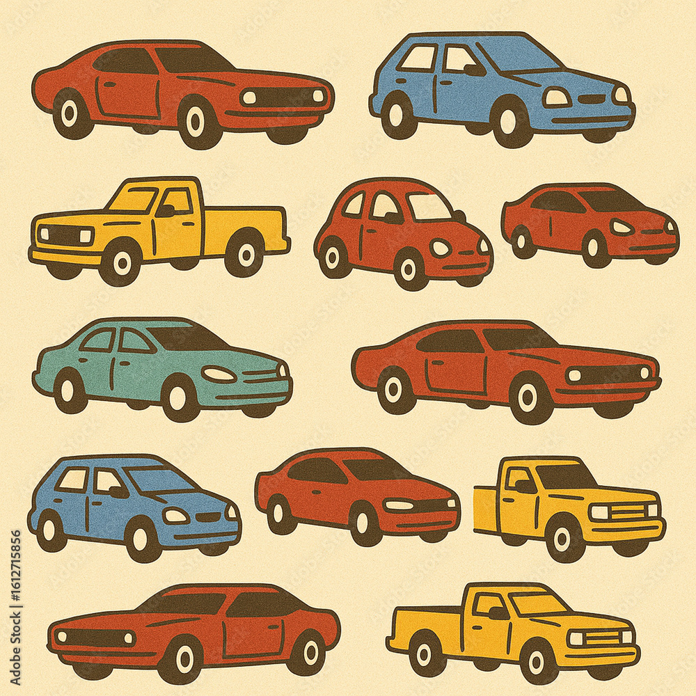 seamless pattern with cars seamless pattern with cars