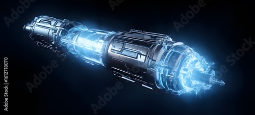 ice bullet Wireframe,creative commons attribution,, Generative AI