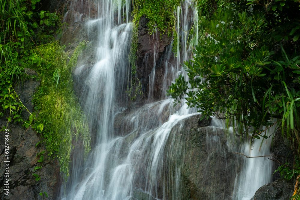 Obraz premium 美しい滝。
