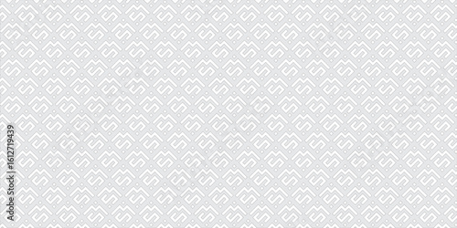Subtle and elegant seamless geometric pattern featuring diamond-shaped motifs in light gray tones. The clean, modern design evokes a minimalist and sophisticated style
