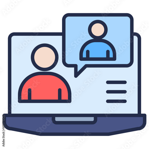 Online Communication Icon
