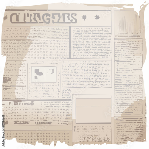 Grunge old newspaper texture background wallpaper
