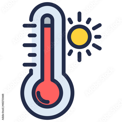 Hot Temperature Icon