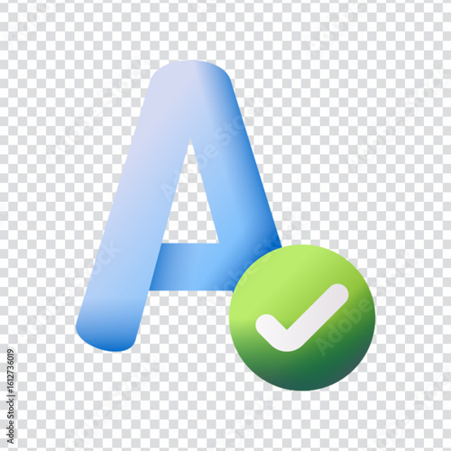 Spell check symbol