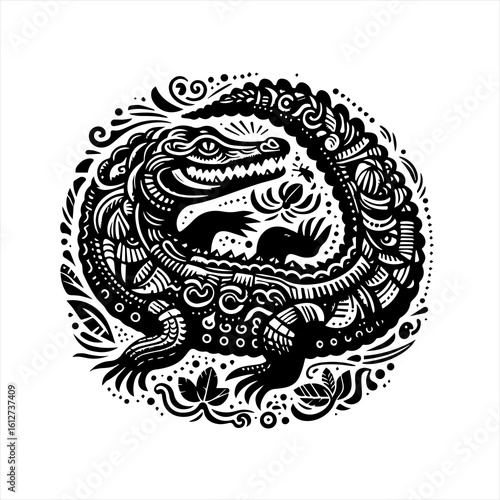 dragon tattoo style