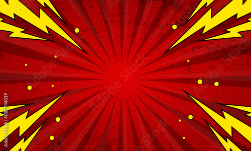 Abstract Background Comic Style Vector New