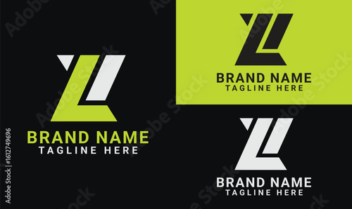 VL Letters Logo Design.	