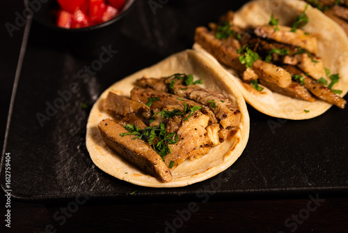 Mexican Street Tacos with Traditional Salsas