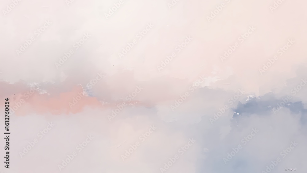 Obraz premium 淡いニュアンスカラーの抽象水彩背景