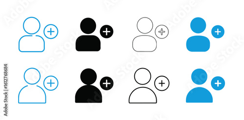Flat Plus Icon – Minimal Add Button Vector for UI and Apps
