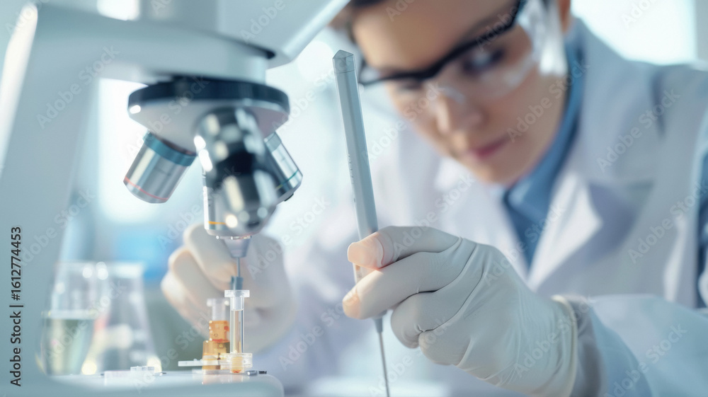 skilled technician holding a precision skilled technician holding a precision