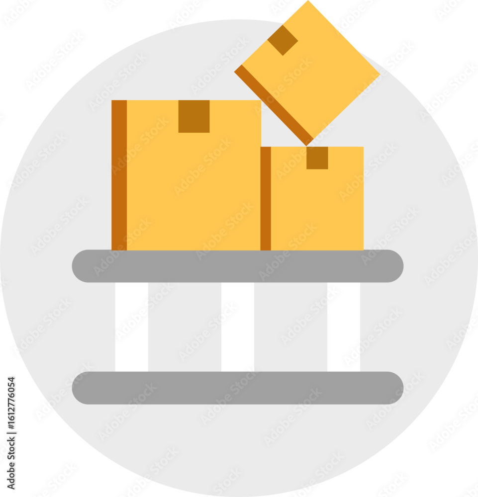 Obraz premium Illustrative Delivery Service Icon Element