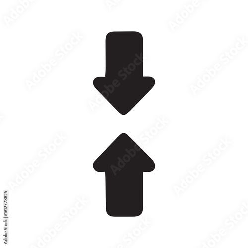 download and upload icon vector illustration