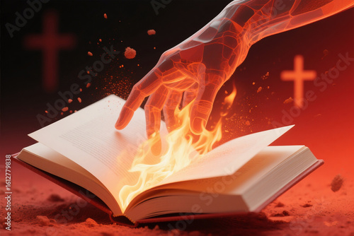 Burning Book Flip