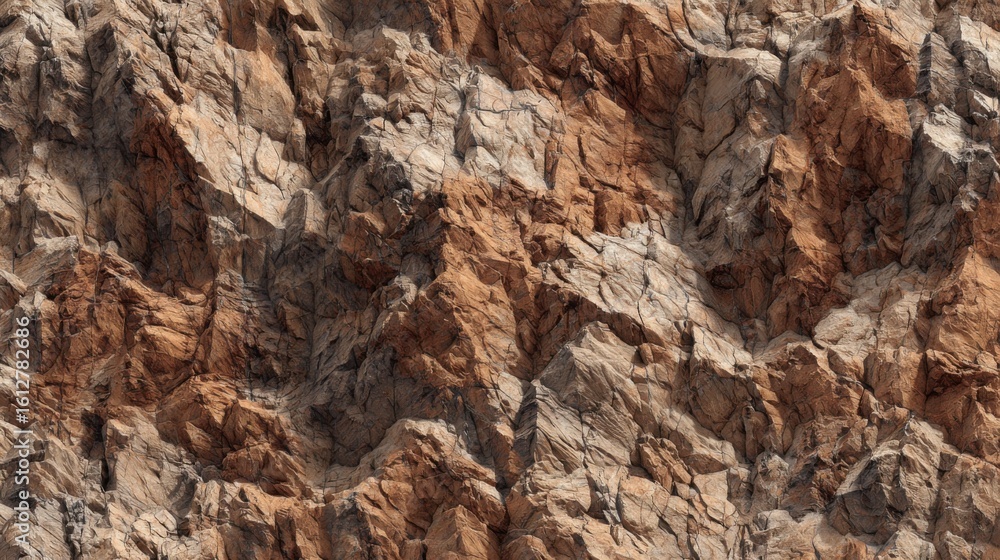 The rocky surface showcases a mix of earthy tones and patterns, highlighting the natural beauty and geological features of the area during daylight. The rocky surface showcases a mix of earthy tones and patterns, highlighting the natural beauty and geological features of the area during daylight.