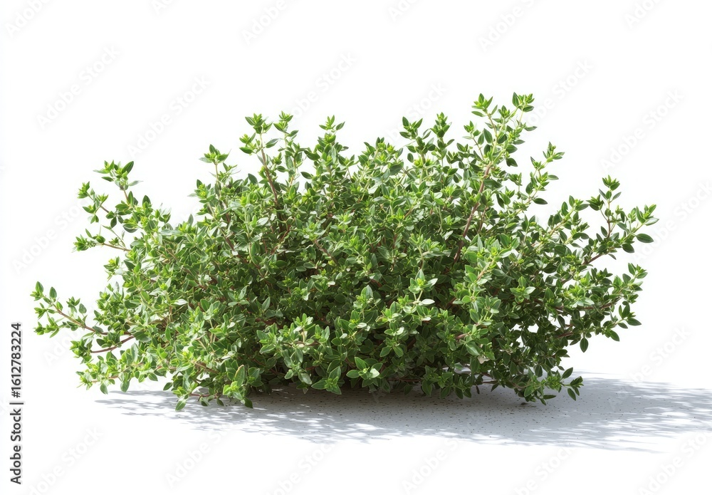 Obraz premium Close-up of a vibrant thyme plant