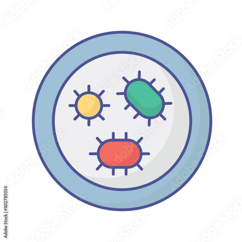 Bacteria Vector Icon which can easily modify or edit