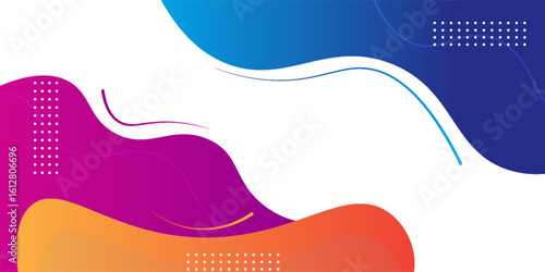 abstract fluid backgroud design with white background, vector illustration