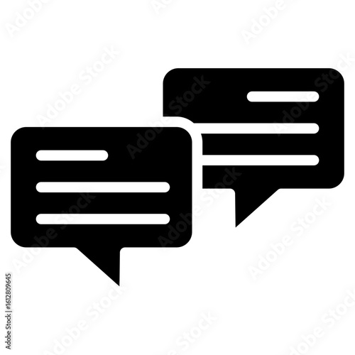 Chat Bubble glyph icon