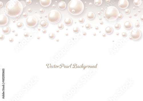 ベクターパールバックグラウンド