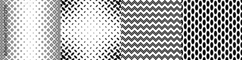 Black and white pattern collection