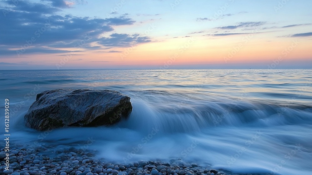 Obraz premium Serene Sunset Seascape