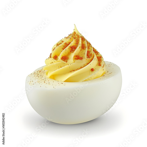 Deviled Egg with Paprika Garnish