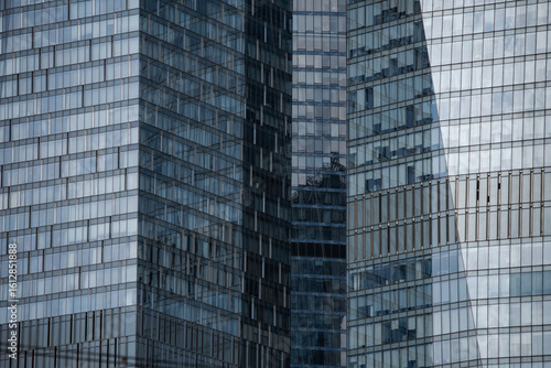 Wallpaper Mural blue wall business buildings architectural background Torontodigital.ca