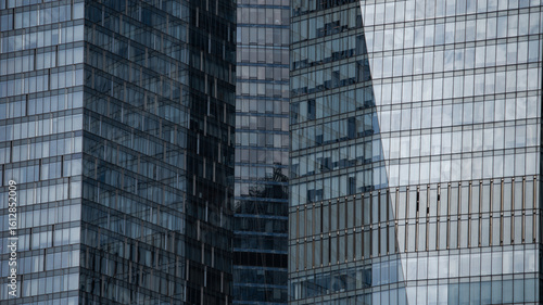 Wallpaper Mural blue wall business buildings architectural background Torontodigital.ca