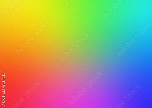 Pixelated rainbow gradient background with vibrant colors