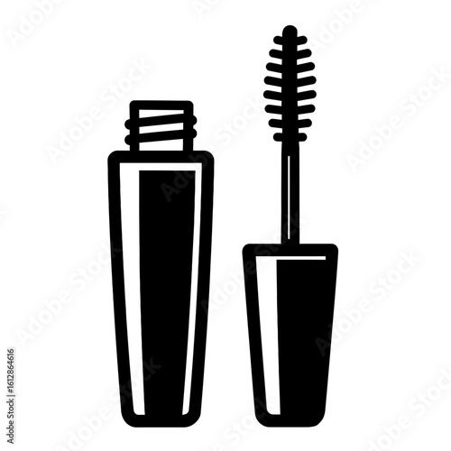 Mascara Tube with Wand for Eye Makeup and Lash Enhancement