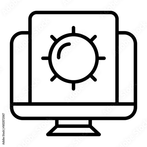 Code Settings icon vector image. Can be used for Web Hosting.