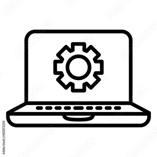 Database Settings icon vector image. Can be used for Web Hosting.