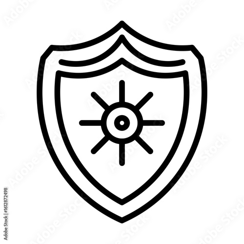 Antivirus icon vector image. Can be used for Web Hosting.