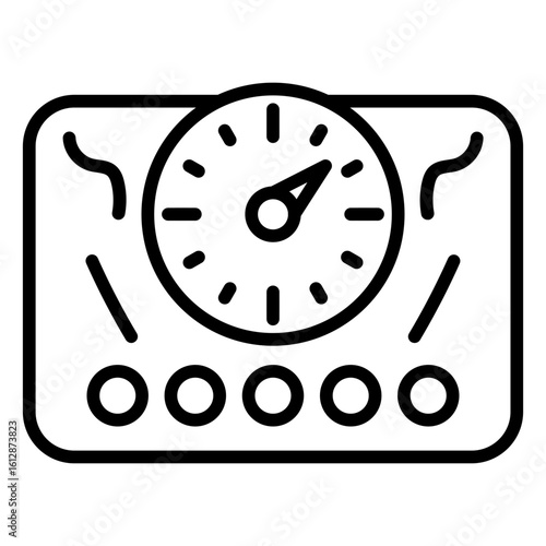 Dashboard icon vector image. Can be used for Computer Programming.