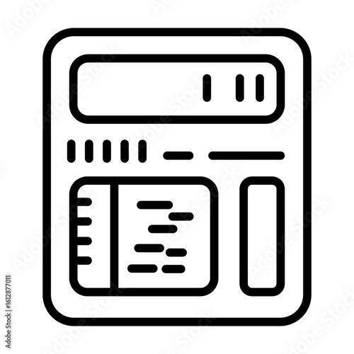 Calculator icon vector image. Can be used for Shopping and Ecommerce.