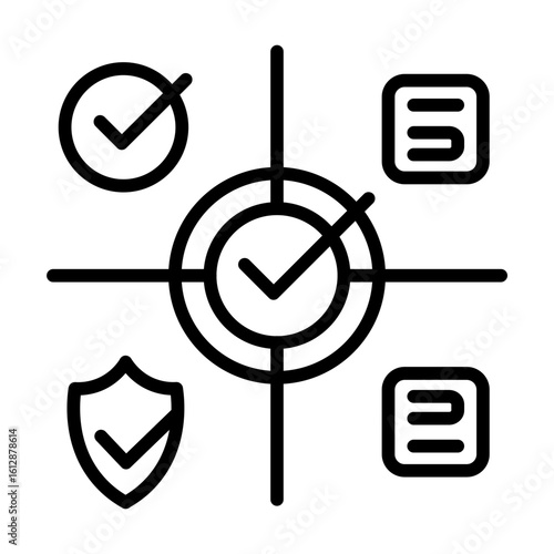 Prioritize icon vector image. Can be used for Project Management.
