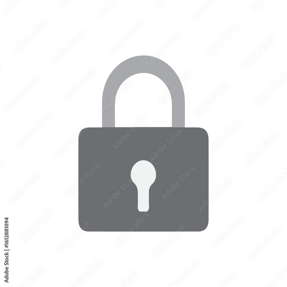 Gray Lock Icon Gray Lock Icon
