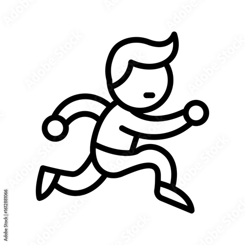 Chase icon vector image. Can be used for Prison.
