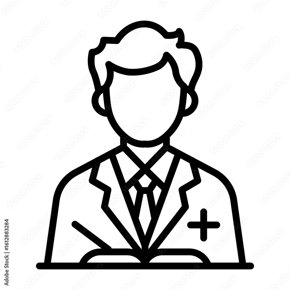 Obraz premium Lecturer icon vector image. Can be used for Women.