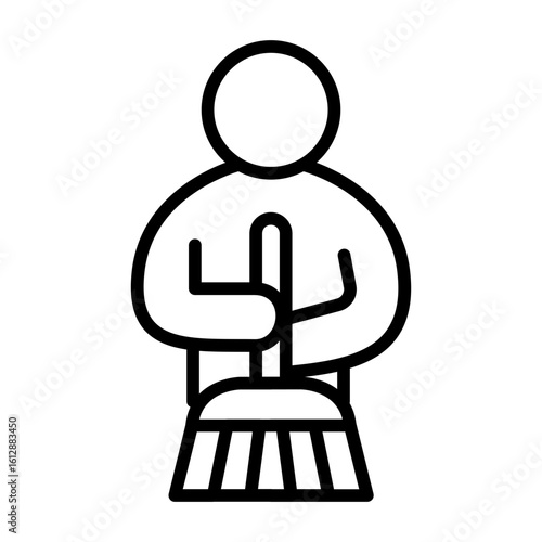 Cleaner icon vector image. Can be used for Women.