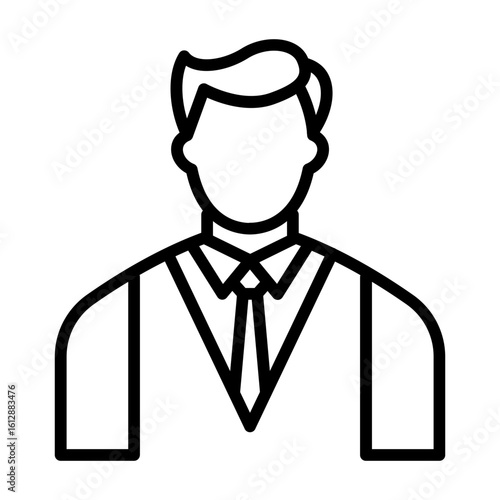 Bartender icon vector image. Can be used for Women.