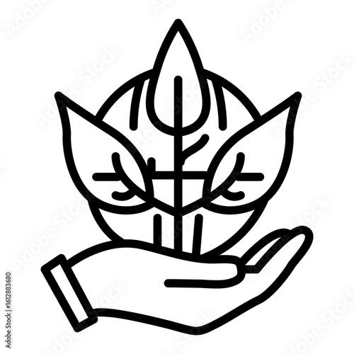 Environmentalist icon vector image. Can be used for Women.