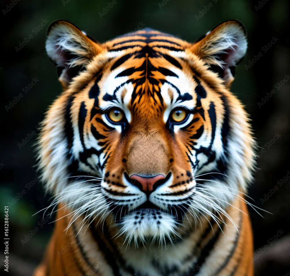 Fototapeta premium Close-Up Portrait of Royal Bengal Tiger for International Tiger Day
