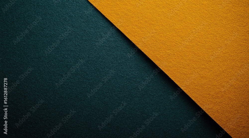 Fototapeta premium Two-toned, textured paper, diagonal